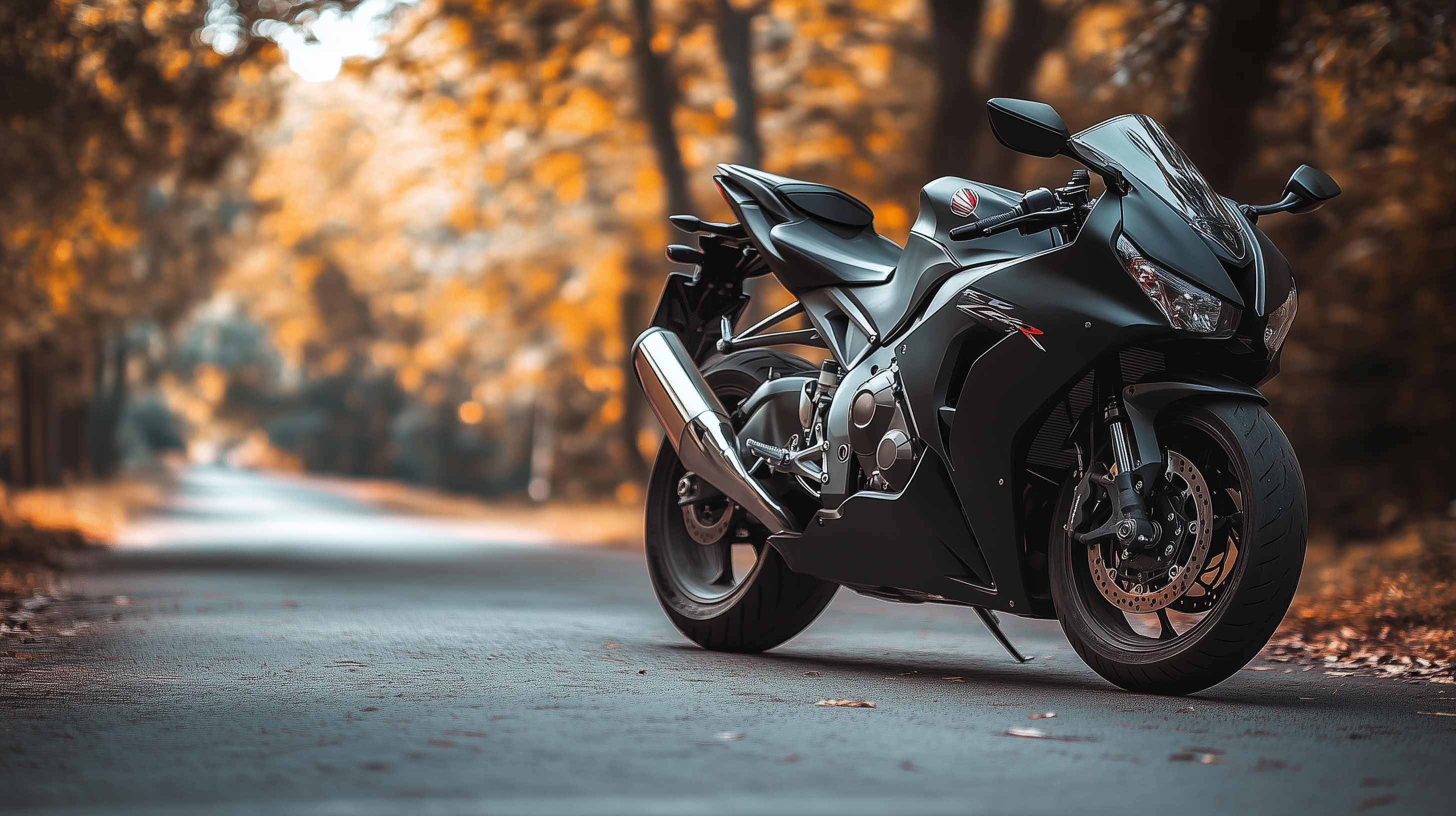 Motocicleta de diseño premium