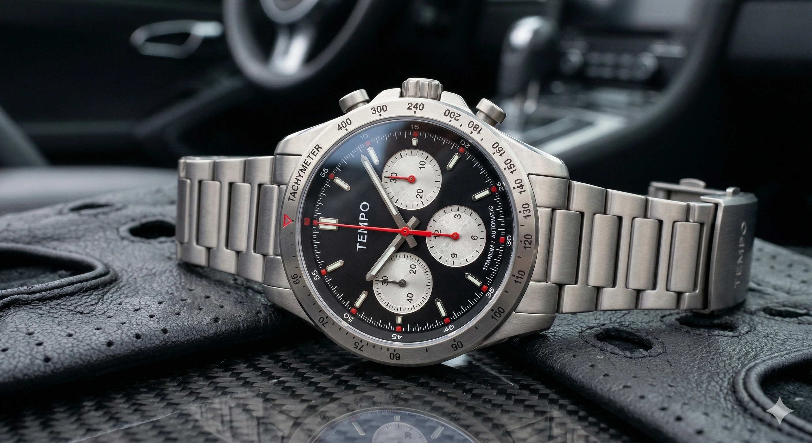 Reloj esqueletizado PVD negro mecanismo visto